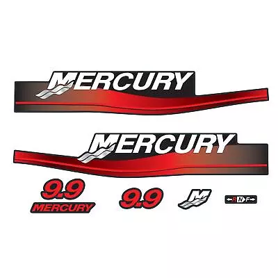 Marine Outboard Decal Set For Mercury 9.9 HP Outboard Motor 12836A00 • $29.99