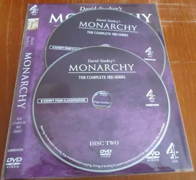 David Starkey's Monarchy: Complete Series 3 DVD (2007) David Starkey Cert E • £3.25