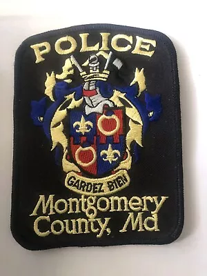 Maryland  Police - Montgomery County  Police  Md  Police Patch • $1