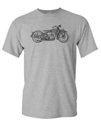 Vintage INDIAN Mororcycle T-shirt - S To 6XL - Chopper Sturgis Biker • $13.95