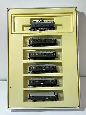 N Scale Minitrix 51 1018 00 Set Reichsbahn Electric Locomotive Original Box • $374.99