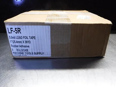 5mm Lead Foil Tape 1 (25.4mm)X36YD QTY9 LF-5R (LOC452) • $299.95