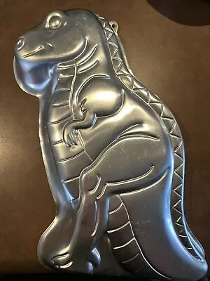 1987 WILTON DINOSAUR  Partysaurus T-Rex Cake Pan #2105-1280 Baking Mold Vintage • $11.50