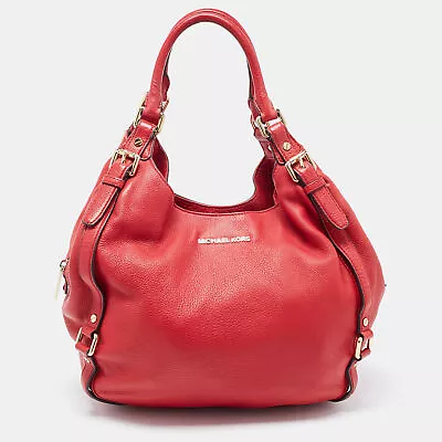 MICHAEL Michael Kors Red Leather Bedford Hobo • $115.50