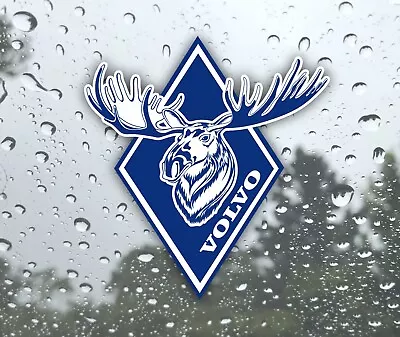 Fits For Volvo Car Shield Decal Moose Elk Sticker Interior Exterior • $7