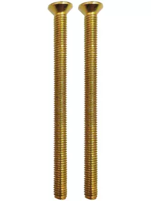Upvc Gold Door Handle Bolt Screws 5mm X 70mm Long Dome Head Pair M5 • £4.10