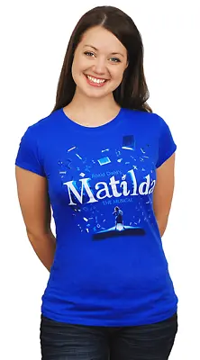 Roald Dahl`s MATILDA THE BROADWAY MUSICAL LADIES LOGO T-SHIRT TEE NEW OFFICIAL • $19.99