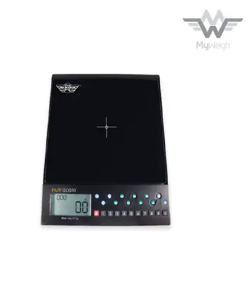 Kitchen Scale MyWeigh Black Table Top Bakers NUTRISCALE Computerized 3000g X 1g • $21.30