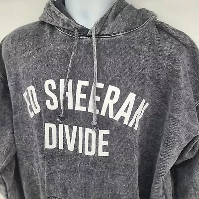 Ed Sheeran Divide Tour Acid Wash Hoodie Size L • $37.66