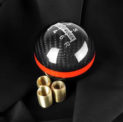 For JDM MUGEN Manual Carbon Fiber Shift Knob 6 Speed For Honda Civic S2000 • $71.75