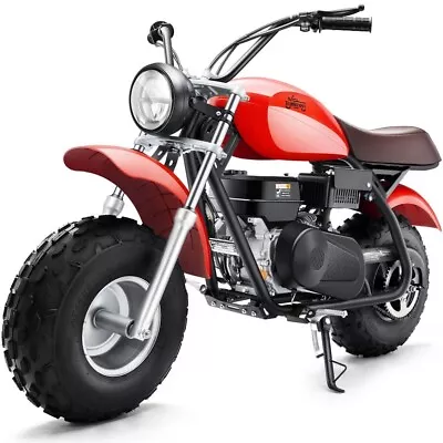 MotoTec 200cc 6.5HP Trailcross Gas Powered BIGBOY Style Mini Bike- Red ✅ • $1249