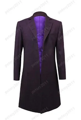 £50.40 • Buy Who Is Doctor Eleventh 11th Dr. Purple Coat Cosplay Costume