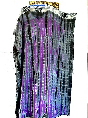 Ladies Plus Size Tie Dye Kaftan Maxi Dress ✅superb Quality✅absolute Last 1✅ • $31.95