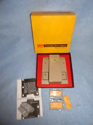 Vintage KODAK Presstape Movie Film Splicer 8 MM & 16 MM In Box With Instructions • $24.99