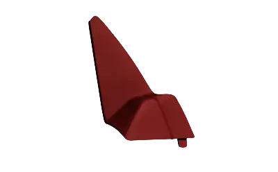 Mercedes Benz Door Mirror Triangle Covers - Burgundy - W124 - Left • $62.90