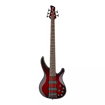 Yamaha TRBX605FM 5-String Bass Dark Red Burst • $629.99