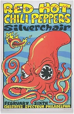 $14.90 • Buy Red Hot Chili Peppers Philadelphia Concert Rock Poster Canvas Poster Wall Art De