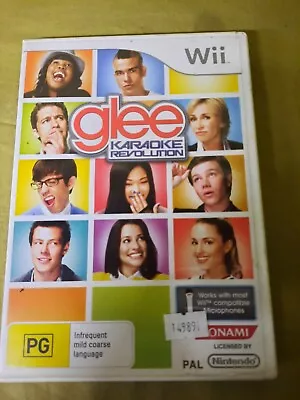 Glee Karaoke Revolution Nintendo Wii Game PAL W/ Manual. • $6.50