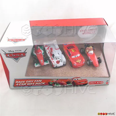 Disney Pixar Cars 2 Race Day Fan 4-car Gift Pack Mama Bernoulli Target Exclusive • $49.99