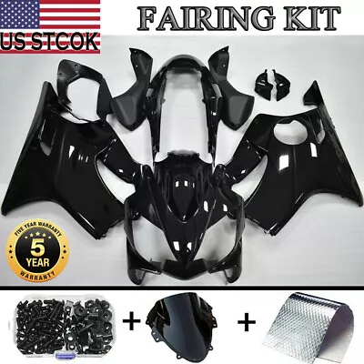 Glossy Black Fairing Kit For Honda CBR600 F4i 2004-2007 05 06 ABS Bodywork+Bolt • $359.01