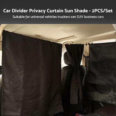 Divider Car Curtain Sun Shade Car Privacy Curtain Suitable For Van SUV Truck • $11.99