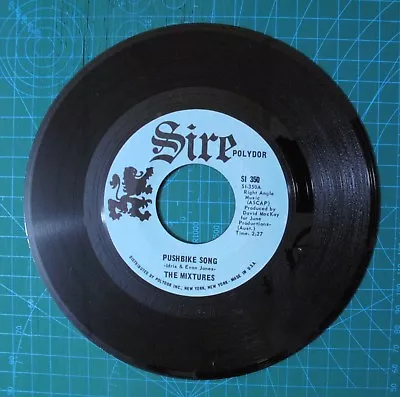 The Mixtures Pushbike Song B/w Who Loves Ya 1971 Blue Label Sire Polydor 45 Rpm  • $24.50