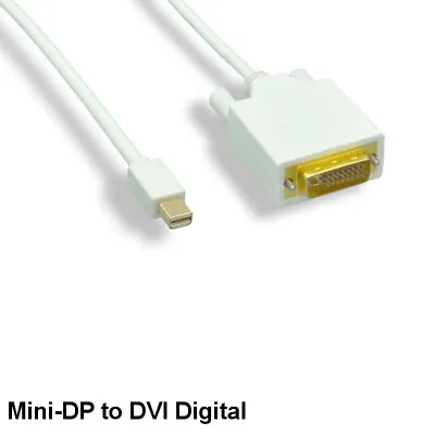 KNTK 6' Mini DisplayPort To DVI-D Cable For PC MAC HDTV Monitor Display 4K MDP • $15.64