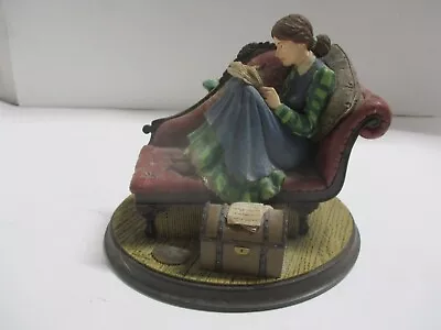 Vintage Norman Rockwell Gallery Secret Sonnets Resin Figurine Hand Numbered • $9.99