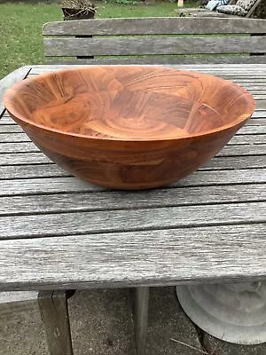 Williams Sonoma 14x5  Large Wood Salad Bowl • $22.99