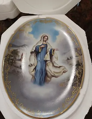 Our Lady Of Medjugorje The Bradford Exchange Visions Of Our Lady Plate 1994 NWT  • $20