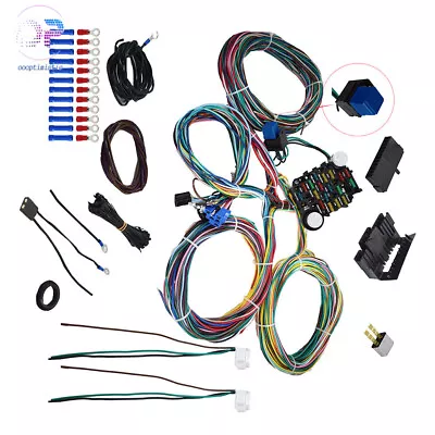 Fit For Chevy Ford Hotrods Universal 21Circuit Wiring Harness X-long Wires • $67.47