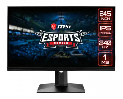 $689 • Buy MSI OPTIX MAG251RX 24.5  G-SYNC FLAT Gaming Monitor 240Hz - 1ms - 1920 X 108 [3]