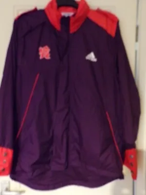 London 2012 Olympic Games Adidas Jacket /coat Large Very Good Cond • £7.99