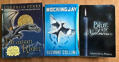 Dragon Rider Mockingjay Blue Is For Nightmares: Lot Of 3 YA Fantasy Homeschool • $3.75