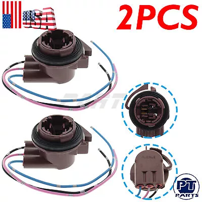 2x Bulb Socket Turn Signal Light Harness Wire Plug Connector For Acura TL 2014 • $8.89