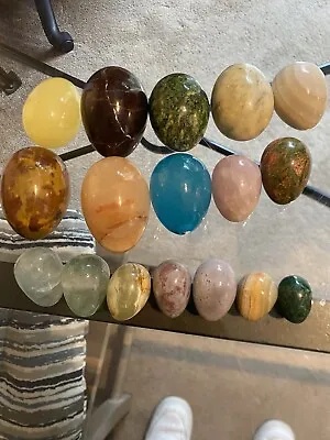 Marble Eggs X 17. Various Colours And Sizes • £30