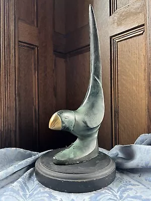 Vintage Bronze Art Deco Parrot Figure  • $75