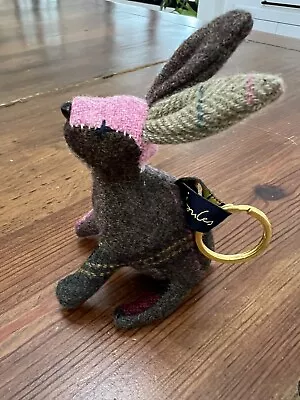 Joules Tweed Patchwork Rabbit Keychain  • $15.99