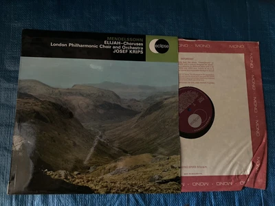 £1.90 • Buy Mendelsshon-Elijah(Krips)ECM 532