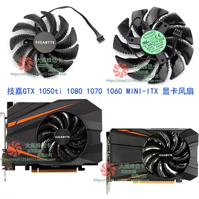 $31.15 • Buy Gigabyte GTX 1050ti 1080 1070 1060 MINI-ITX Graphics Cooling Fan T129215SU