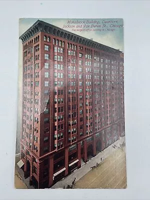 Postcard Chicago Illinois Monadnock Building Divided Back Vintage  No Postmark • $4.99