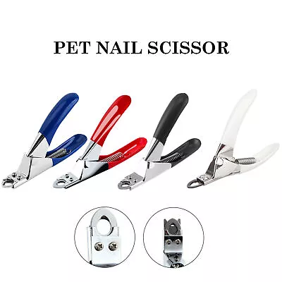 Pet Nail Clippers Cat Dog Rabbit Sheep Animal Claw Trimmer Grooming Large Small • £3.20