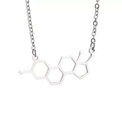KUIYAI Estrogen Molecule Necklace Female Symbol Necklace Gift For Women Mothe... • $20.49