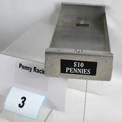 Strayer Bank Penny Coin Roll Trays Change Coins Pennies Rolls Rack 3 • $9.99