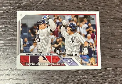 2023 Topps Update Baseball - Judge & Volpe Joins The Party Card • £1.45