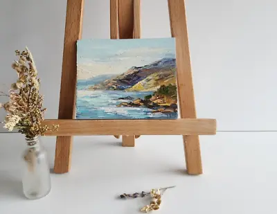 Small Original Big Sur Monterey PaintingMonterey CoastlineCalifornia Coastline • $35