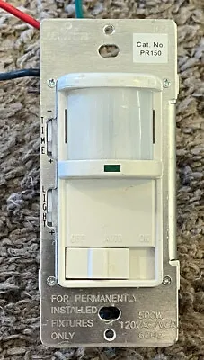 Leviton Decora Motion Activated Light Control 150 Deg View PR150 White • $15