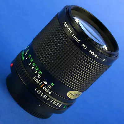 Canon FD 100mm F2 Lens Mint Condition • $549.99