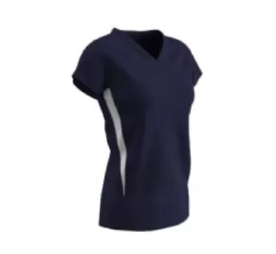 2- Pack) Navy/White Champro SPIKE Ladies Volleyball Jersey Size 2X New W/Tags • $22.50