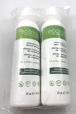 2 Bottles Ecotools Makeup Brush & Sponge Shampoo 6 Oz Each New • $12